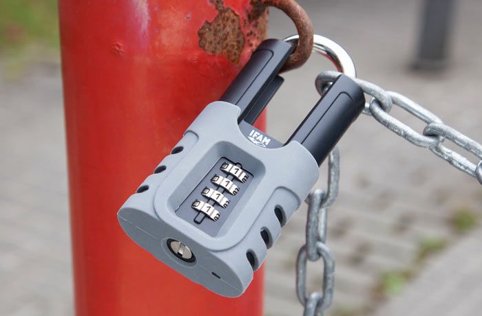High security padlock combination store