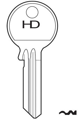 HD 62EV Key blank