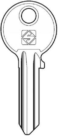 Silca AB1 5 pin cylinder key blank

to suit Abus,Chavo, Cisa, GTV & Scope locks

Steel Key.