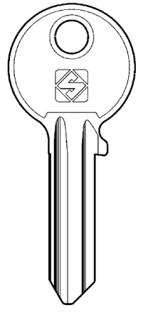 Silca AB8 Cylinder Key Blank

To suit Abus,Cisa, JPM & Schuco Locks

Steel Key