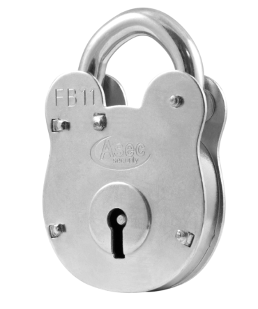 ASEC FB11 4 Lever Old English Padlock - AS10591