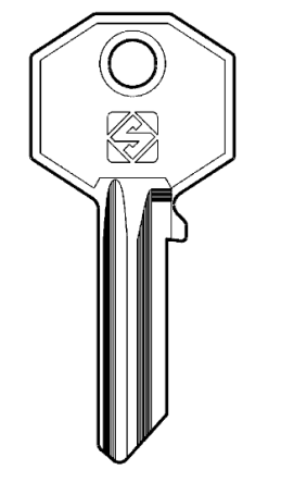 Silca BUR1 Cylinder Key Blank

To suit Burg Locks

Steel Key