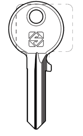 Silca BUR29 Key blank