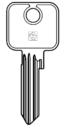 Silca CS17 Cylinder Key Blank

To suit Cisa Locks.

Steel Key