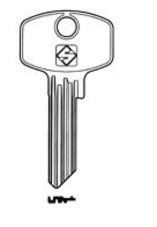 Silca DM18 cylinder key blank

to suit DOM locks

Steel Key 