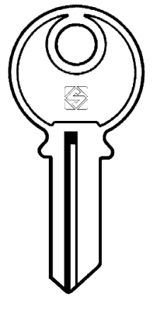Silca DN1 Key blank