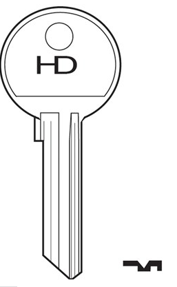 HD GB1 Key blank