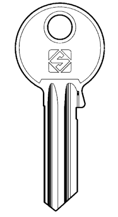 Silca GE1 Key blank