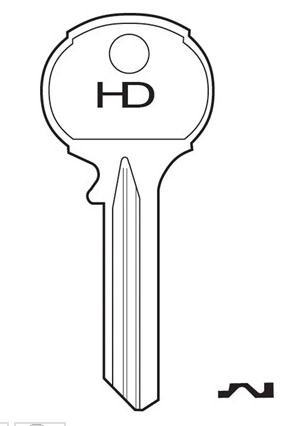HD 137B Key Blank

to suit Gibbons locks

Brass Key 