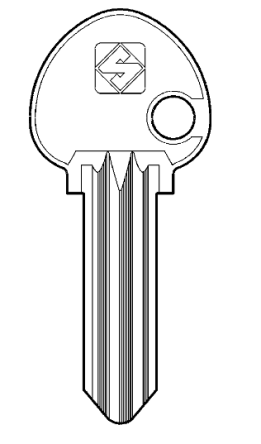 Silca ING1 Cylinder Key Blank

To suit Ingersoll A Padlocks

Steel Key