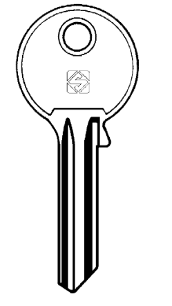 Silca LEG1 Key blank