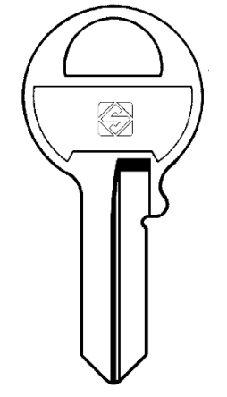 Silca MS2 4 pin cylinder key blank

to suit Master Padlocks

Steel Key