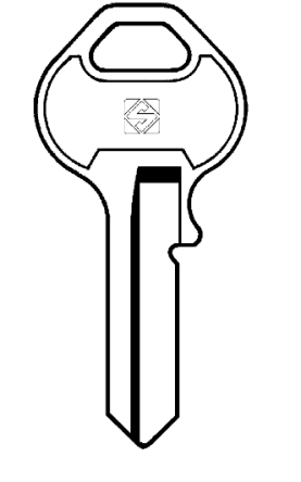Silca MS3 5 pin cylinder key blank

to suit Master Padlocks

Steel Key