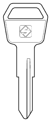 Silca TOY19 Key blank