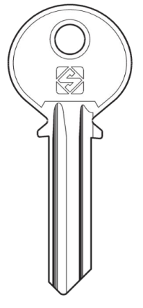 Silca YA5 6 pin cylinder key blank 

to suit Yale locks

Steel Key 