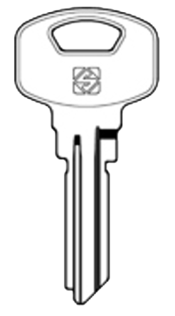 Silca YA87 6 pin cylinder key blank

to suit Yale 6 pin anti-snap locks

for Yale KTM cylinders

Steel Key
