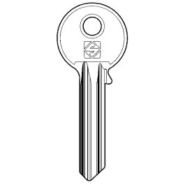 Silca ER2 - Era Cylinder Key Blank - Office Specialties Ltd.