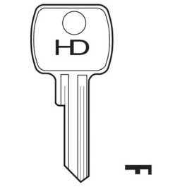 HD L&F LF10 - Cylinder Key Blank - Office Specialties Ltd.