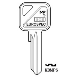Euro Spec Key E*S EUROSPEC MP5 - Cylinder Key Blank - Office Specialties Ltd.