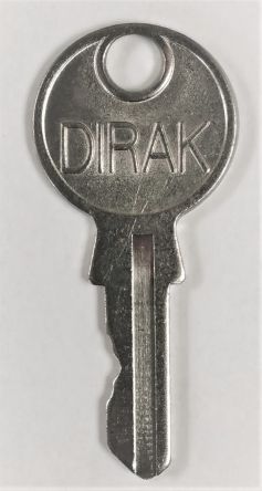 Dirak 1333 keys operate the Dirak latches found on electrical enclosures.

Also found on EMKA ,GEGE and other various locks