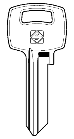 Silca ADT1 Cylinder Key Blank

to suit Adamsrite locks

Steel Key 