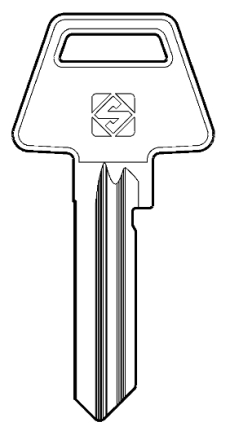 Silca ASS175R Key blank