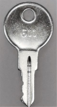Replacement Camlock Systems 611  Key

For Camlock Systems filing cabinets, lockers & office furniture. 