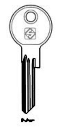 Silca RR2  & JMA YA-20D Vehicle Key Blank 

To suit Rolls Royce, Bentley & Yale Locks

Steel Key 