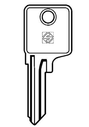 Silca STS1 Cylinder Key Blank 

To suit STS Locks

Steel Key 