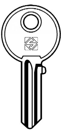 Replacement Union Pass Key NND1, for Union NND Series locks