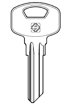 Silca YA93 5 pin cylinder key blank

to suit Yale 5 pin locks and many more.

Steel Key