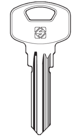 Silca YA93 6 pin cylinder key blank

to suit Yale 6 pin locks

Steel Key 