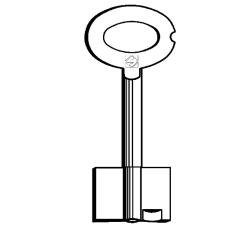 SILCA 5ME2 Double Bit Pipe Safe Blank
Double Bit Mortice Key Blank
Mortice & Safe Key Blank
Gauge - 10
Brass Key