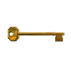 ASEC Era Vectis Mortice Blank Copy
To suit Era Vectis multipoint lock
Mortice Key Blank
Gauge - 7G
Brass Key