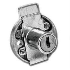 Lowe and Fletcher L&F 5872 Round Drawer Lock 19mm nozzle length -