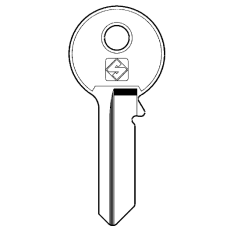 Silca AB14 5 pin cylinder key blank
to suit Abus, Anchor, Jet, JMP, Kale and many more locks.
Steel Key