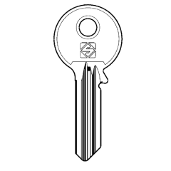 Silca AB54 5 pin cylinder key blank
To suit Abus,Cisa, JPM & Schuco locks
Steel Key