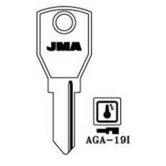 JMA AGA-19I Key Blank
to suit Aga, Dad & Joma locks
Steel Key