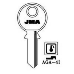 JMA AGA-4I Key Blank
to suit Aga, Dad & Joma locks
Steel Key