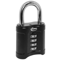 ASEC 55mm Open Shackle Combination Padlock - AS10497