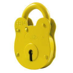 ASEC FB14 4 Lever Old English Padlock - AS10592