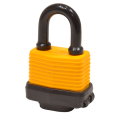 ASEC 40mm Weather Resistant Padlock specially designed to be durable in outdoor applications. AS11499