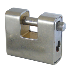 ASEC 90mm Keyed Alike Steel Sliding Shackle Padlock AS11874.