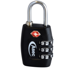 ASEC 30mm TSA Combination Padlock