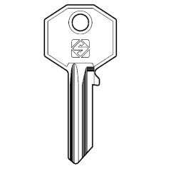 Silca BUR1 Cylinder Key Blank
To suit Burg Locks
Steel Key