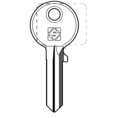 Silca BUR29 Key blank
