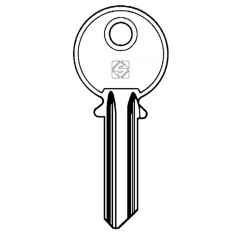 Silca CEN2 Cylinder Key Blank
to suit Century & Allgood locks
Steel Key