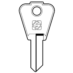 Silca CM2 Cylinder Key Blank
to suit Cema & Elfin locks
Steel Key