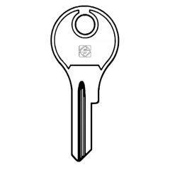 Silca DL1R Cylinder Key Blank
To suit Daihatsu, Delaporte & Dirak Locks
Steel Key
