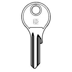 Silca DM8 cylinder Key Blank
to suit DOM, Hafele, Hekna, Huwil, Mecalux, MLM Lehmann, STS & Renz locks
Steel Key